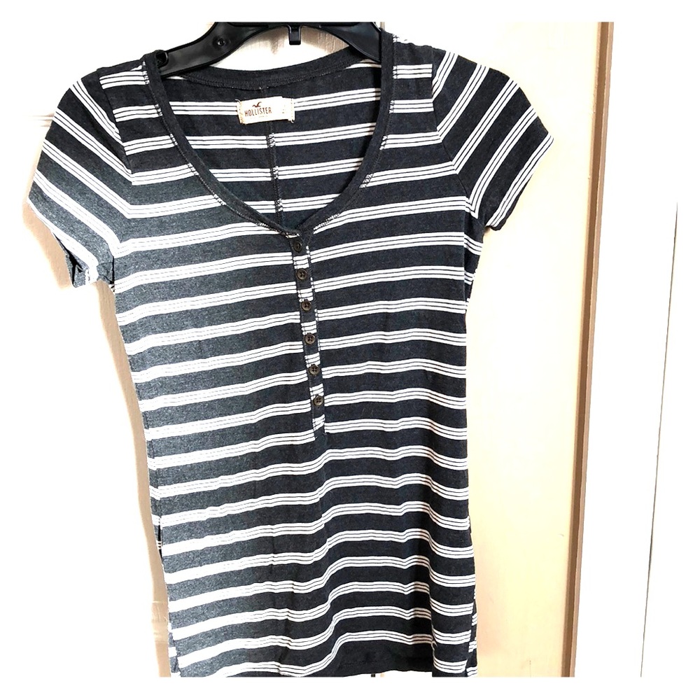 Striped v neck from Hollister